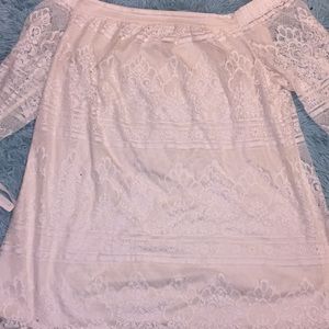 Cream white dress (graduation/formal)